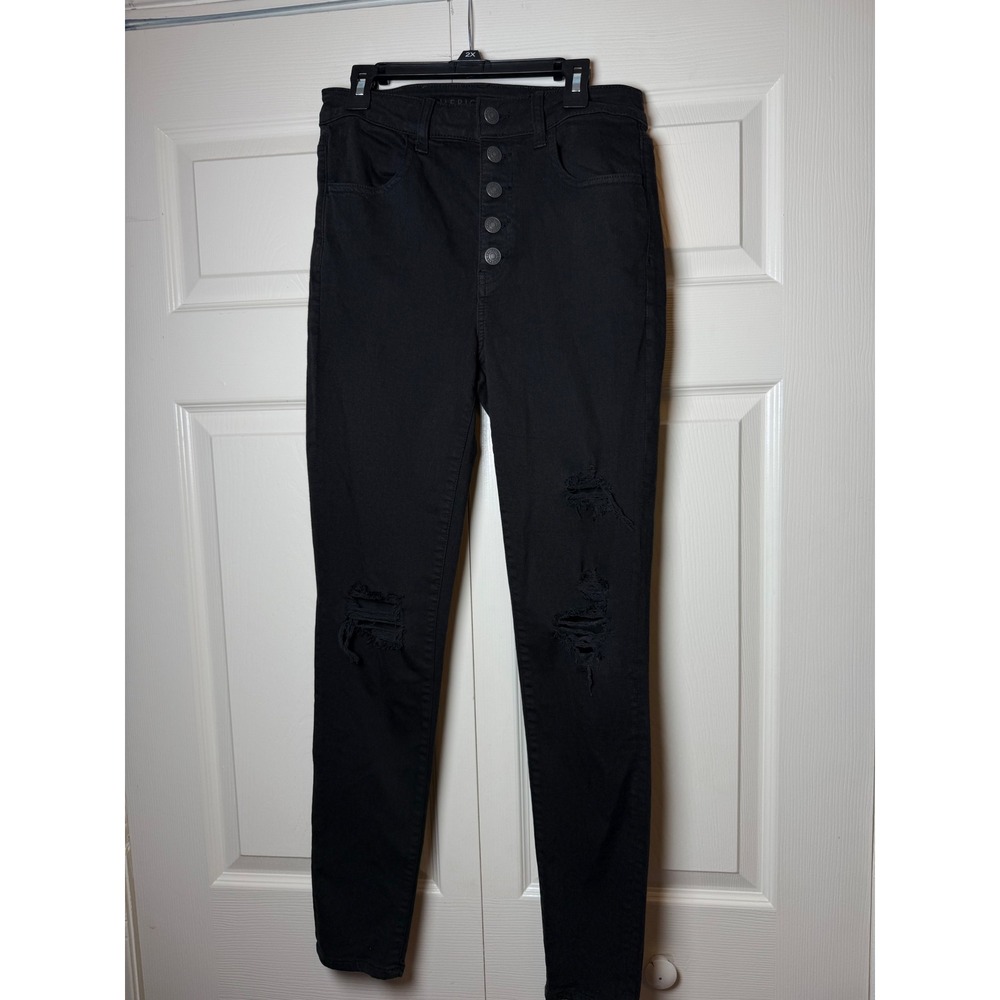 American Eagle Button Fly Super Hi-Rise Jegging Jeans